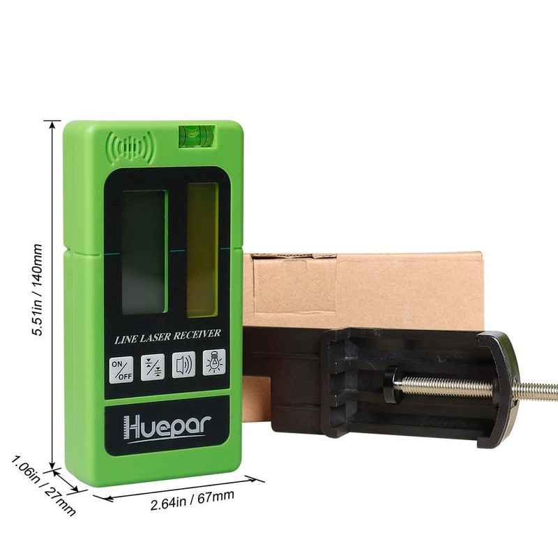 Huepar Laser Receiver LR-5RG for Huepar Laser Level - Green