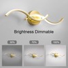 EDISLIVE Modern Wave LED Vanity Light Dimmable Modern Led Vanity