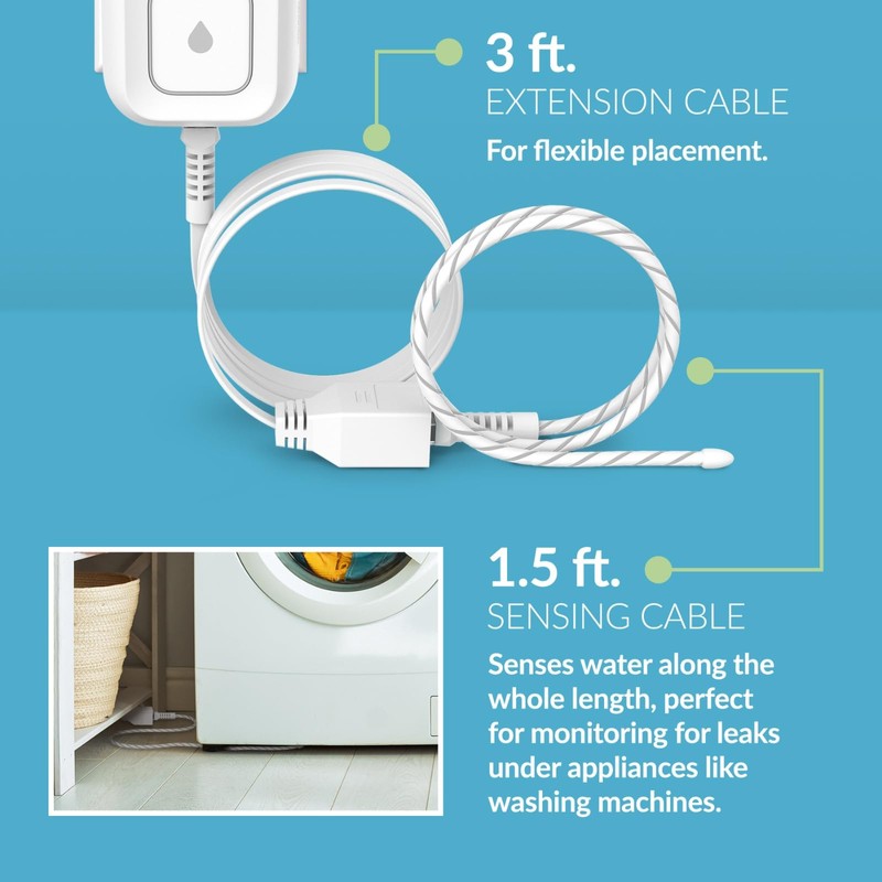 D-Link DCH-S1621KT Wi-Fi Water Leak Sensor and Alarm Starter Kit,