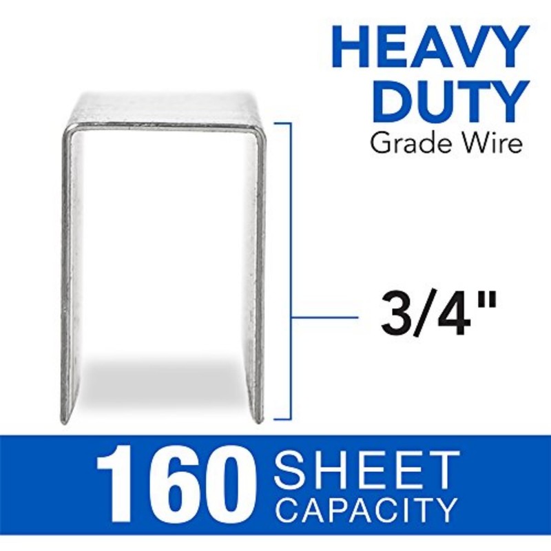 Swingline Staples, Heavy Duty for Desktop Staplers, 3/4" Length, 100/Strip,