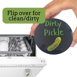 Dishwasher Magnet Clean Dirty Sign Funny, Dishwasher Sign Clean Dirty Magnetic, Clean and Dirty Dishwasher Magnet Funny, Clean/Dirty Dishwasher Magnet, Pickle Stuff, White Elephant Gifts, Pickle Gift