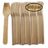 R and R Industries Harshu Wooden Cutlery - 100 Units