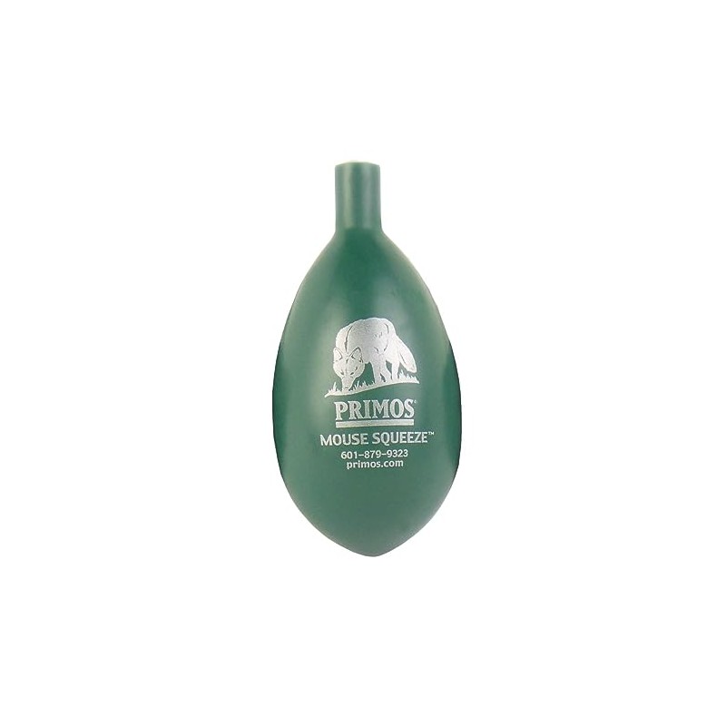 Primos Hunting Mouse Squeeze Call, Green, Effective Predator Attraction Tool,