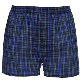 Gentleman's Little Leak Proof Open Front Trunks (Large, 39. Navy Check)
