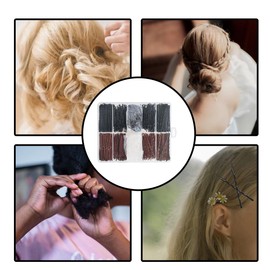 600 Count Hair Accessories Set, Bobby Pins and U-Shaped Pins with Hair Ties