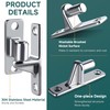 4 Pack Heavy Duty Gate Hinges, Wall Mount Gate Hinge