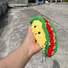PLWalker Emotional Support Taco Nuggets Plush, Crochet Emotional Support Dumplings,