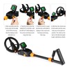 Metal Detector Waterproof Underground Gold Finder Scanner with Rake Shovel