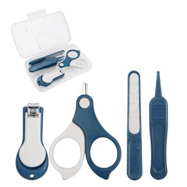 JOCXZI 1 Set Baby Nail Set 4-in-1 Baby Nail Clippers Nail Care Set Manicure Set with Baby Nail Clippers, Nail Scissors, Baby Manicure Set and Pedicure Set for Newborns, Infants, Toddlers