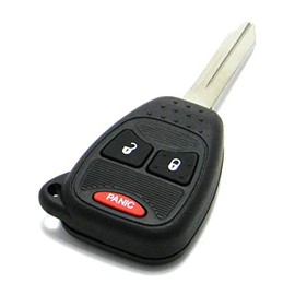 OEM Electronic 3-Button Remote Head Key Fob Compatible with 2004-2007 Dodge Grand Caravan (FCC ID: M3N5WY72XX, M3N65981772)