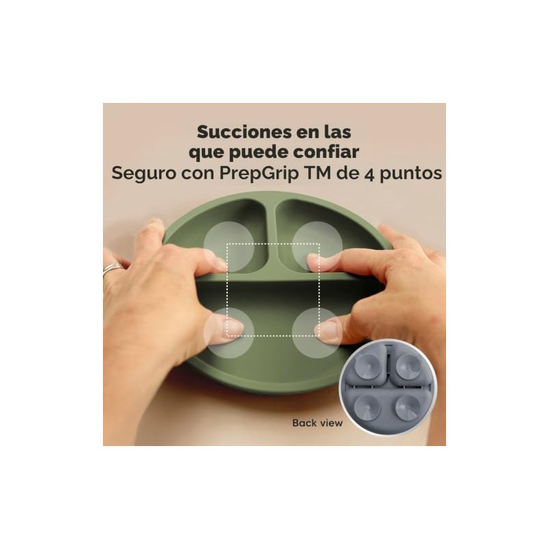 KeaBabies - Placas de succión con tapas para bebé, 3