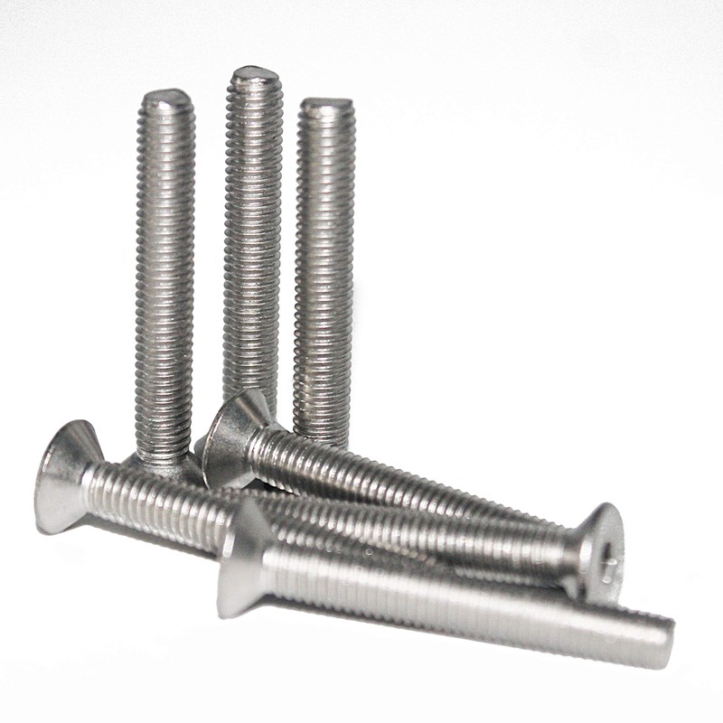 M4 x 50 mm Countersunk Screws with Hexagon Socket (Pack