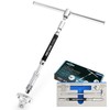 FIRSTINFO H5195B 1/4-inch Drive Adjustable 2-Way T-Handle Spinner Wrench, with