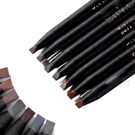 Eyebrow Mapping Pencils Peel-Off Hard Core Brow Pencil with Brush for Marking, Filling and Outlining,TgoBeauty Tattoo Makeup and Permanent Makeup Eye Brow Liner Beauty