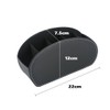 Leather Remote Control Holder with 5 Compartments, Pu Leather Desktop