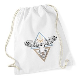 Autiga Gym Bag Ethnic Hipster Bag Aztec Pattern Boho Aztec Triangle Bohemian