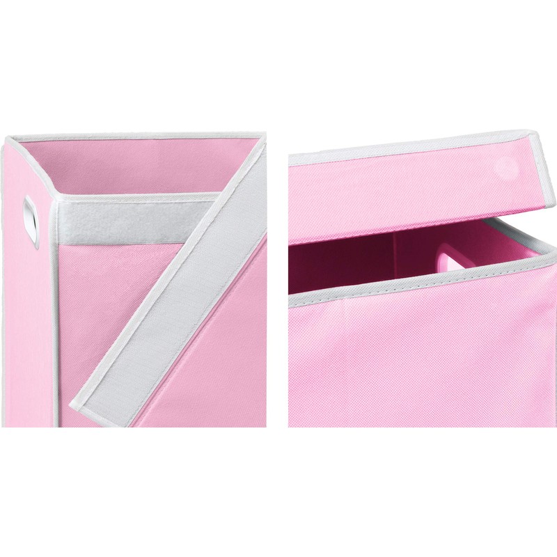 Simple Houseware Double Laundry Hamper with Lid and Removable Bags,