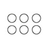 AO-1021 ミニ四駆パーツ 17・19mmローラー用ゴムリング(6個)