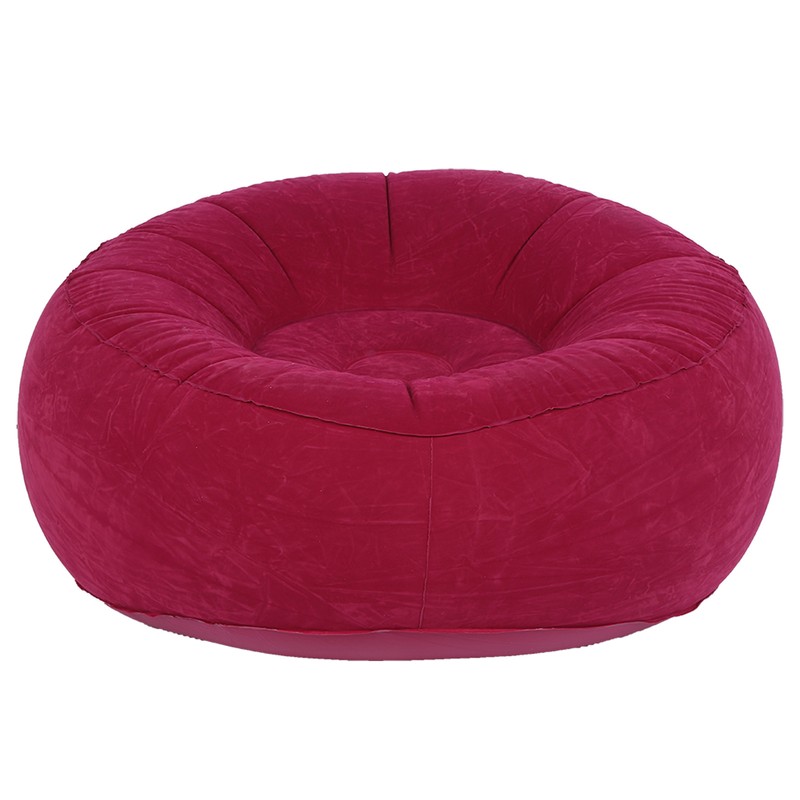 Outdoor Foldable Inflatable Flocked Single Sofa Chair for Living Room