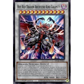 Hot Red Dragon Archfiend King Calamity - SDCK-EN047 - Super Rare - 1st Edition