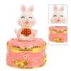 Trinket Box Bunny Shape Exquisite Cute Magnetic Design Jewelry Storage