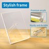 AITEE 4x6 Acrylic Picture Frames 3 Pack, Clear Picture Frames