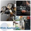 sourcing map 2Pcs 1/2" Hose Barb Fitting, Brass Hex Head