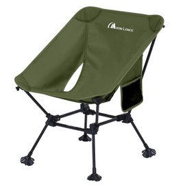 MOON LENCE Portable Camping Chair, Backpacking Chair, Ultralight & Compact, 350 lbs Capacity, for Outdoor Camp, Travel, Beach, Picnic, Hiking