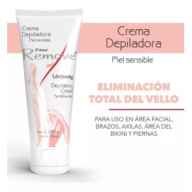 Loquay Primer Crema Depilatoria Remove Sensible 220 G