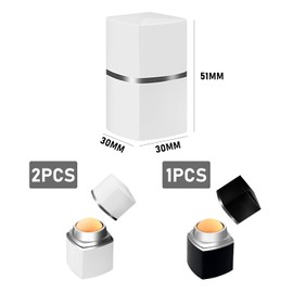 3 Pieces Facial Roller Facial Massager Pore Cleansing Oil Absorption Volcanic Stone Can Be Used for Face and Body Massage, Remove Face Oil.(White Black)