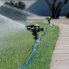 Dynaeuty Pulsating Impact Sprinklers, 360 Degree Rotating Adjustable Water Sprinkler