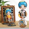 MEIEST Mini Building Blocks Cute 3D Painting Model Set,Creative DIY