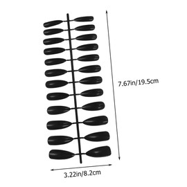 Minkissy 72pcs Pointed False Nails for Women Artificial Nail Tips for Art Manicure Sturdy Full Coverage Supplies