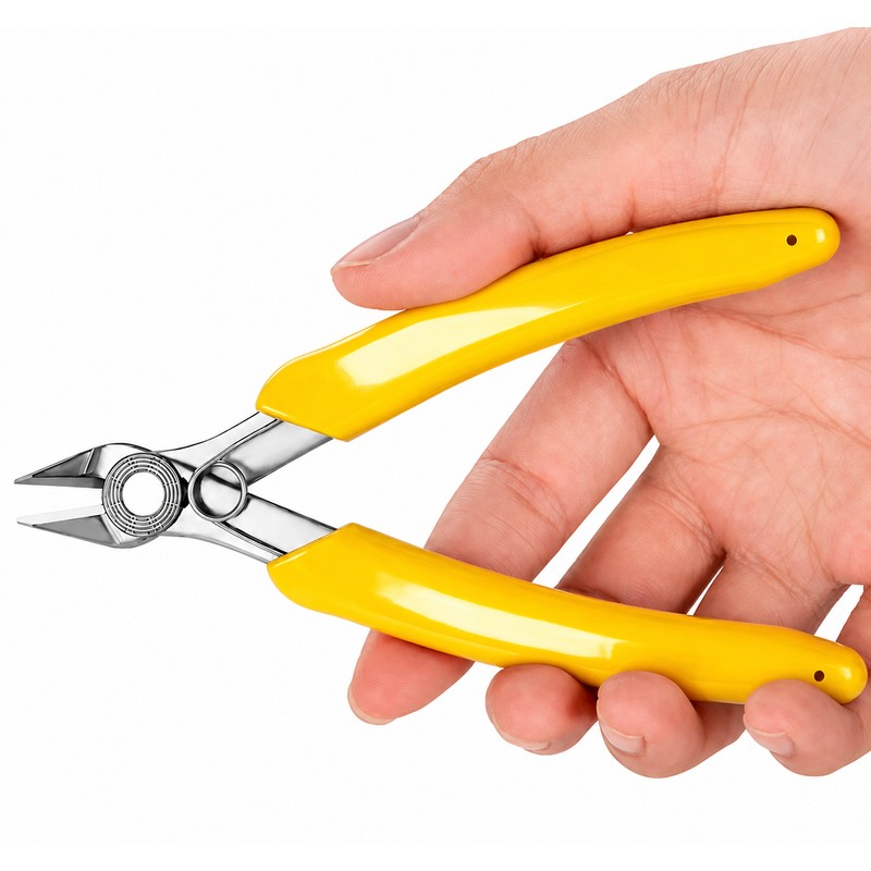 Precision Diagonal Cutters for Electronics Repair – Compact Wire Nippers