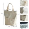 Jravezt Lunch Bag, Lunch Bag, Cold Retention, Thermal Insulation, Aluminum