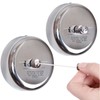 JHHSYU 2 Pcs Retractable Clothesline 304 Stainless Steel Durable with