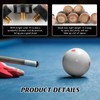 Ownkim Pack of 12 12 mm Pool Cue Tips, High-Quality