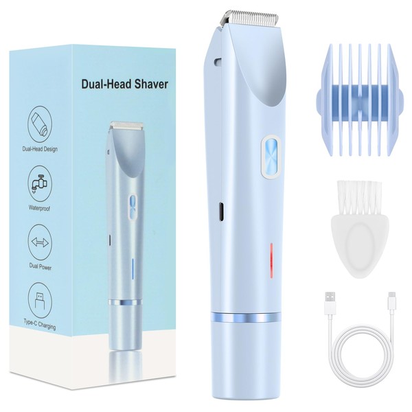 CheckSimple CheckSimple 2025 New Glow Aura Bikini Shaver,Glowshave 2-in-1 Women's