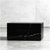 Aspen Studio AspenStudio Genuine Black Marquina Marble Cremation Urn for