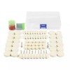 76 Pieces Wool Felt Polishing Pad Dremel Polishing Set Rotating