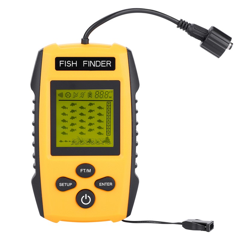 100M Portable LCD Fish Finder with Sonar Sensor Fishing Accessory