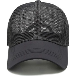 BUZZxSELECTION CAP086 Men's Plain Mesh Cap, Hat, Sports, Running, Stylish