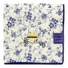 Yobundo Reversible Gauze Handkerchief, Small Flowers and Straw Hat