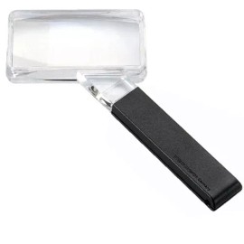 Eschenbach 2.5X / 5D Eschenbach Biconvex Hand-Held Magnifier - 80 x 40 mm