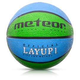 meteor Basketball Ball Layup Size 4 3 1 Youth Ideal for Children Hands 2-10 Years Ideal Mini Basketball for Training Soft Kids Outdoor