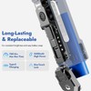 WUBEN X4 EDC Flat Flashlight with RGB Light, 1500 Lumens