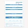 Ocean Pads Engineer Service Report Book with Inspection Description Timesheet