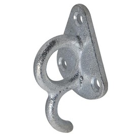 iapyx Set of 10 Three-Hole Tarpaulin Hooks with Eyelets for Car Trailer Board Wall