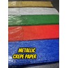 Crepe Paper Metallic 10 Rolls of 79x20 Inches ( Pascua