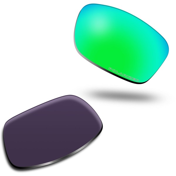 SOLODAD Replacement Lenses for Oakley Fives Squared OO9238 Sunglasses Polarized-Emerald